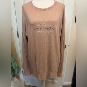 Abercrombie & Fitch pink sweater size large